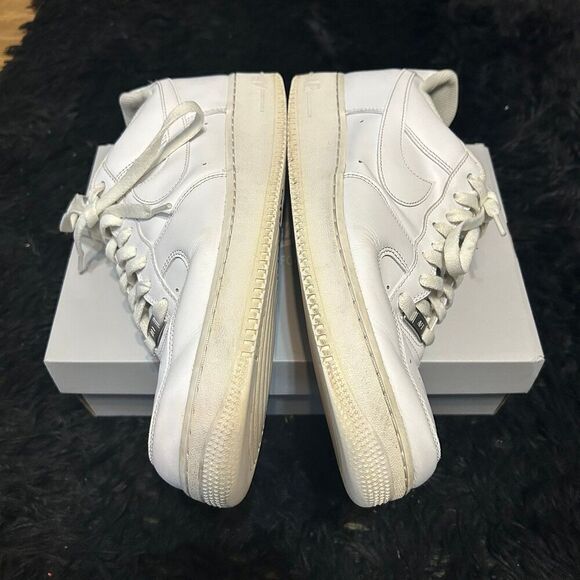NIKE af1 Air Force one white lace up shoes sneakers men’s 13 Preowned main image 6